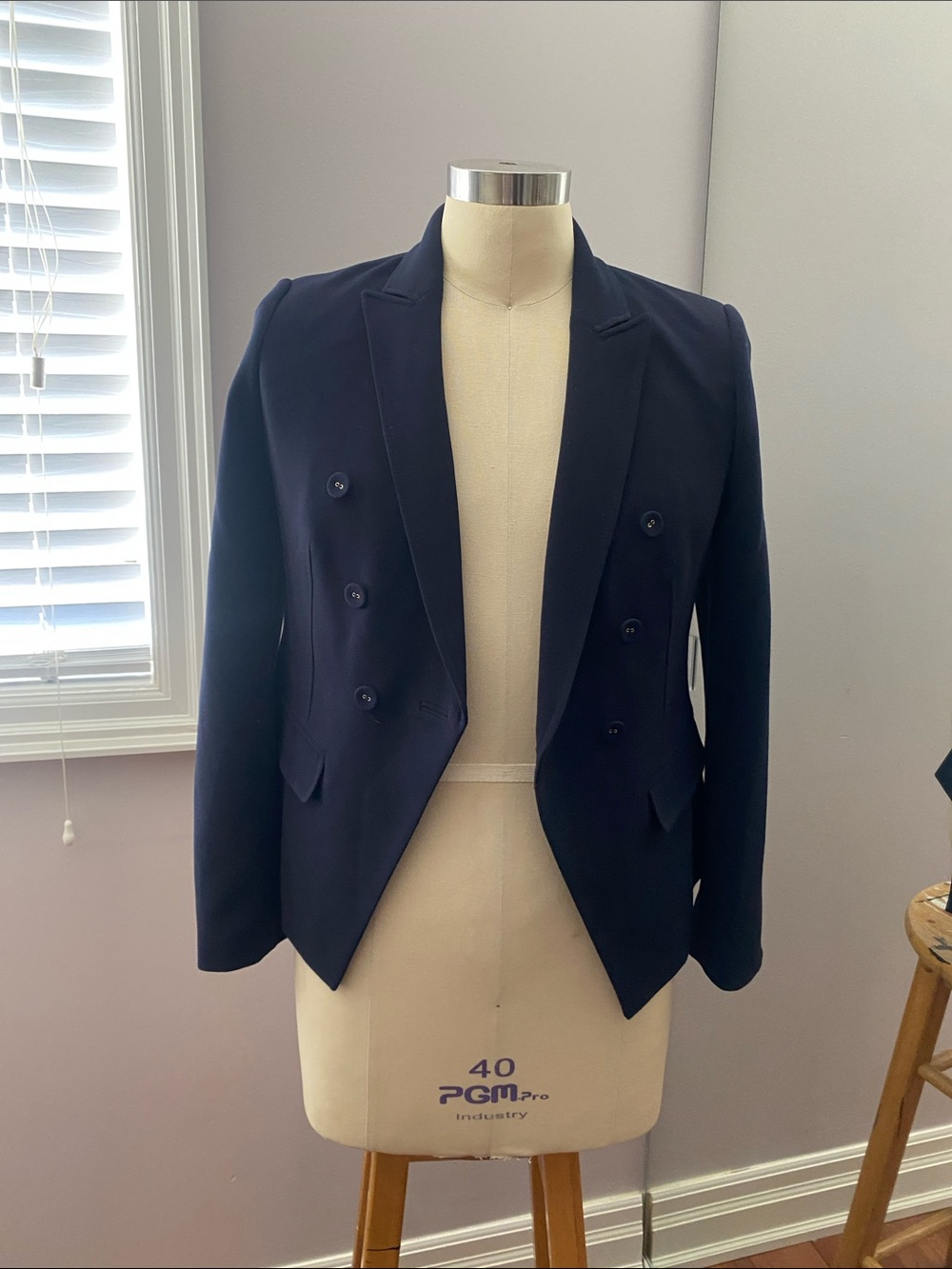 Karl Lagerfeg Paris navy blue blazer ladies size 8